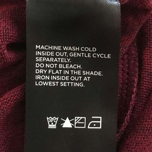 WELL WORN Knit Sweater Long Sleeve V-Neck Burgundy Red Women’s Plus Size 3X NWT - Picture 9 of 15